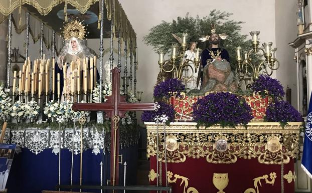 La procesión de La Oración protagonista de la noche del Domingo de Ramos