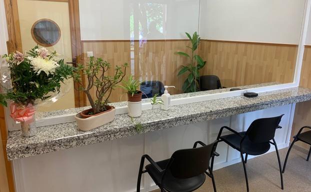 Los mayores de la residencia José González Barrero ya reciben visitas con toda seguridad