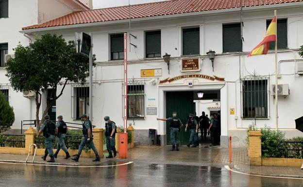 El detenido por la desaparición de Manuela Chavero ha permanecido detenido en el cuartel de la Guardia Civil de Zafra