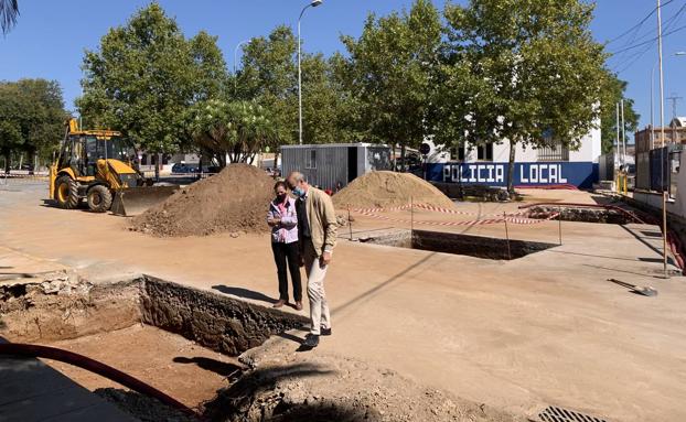 Las obras para la instalación de la portada del recinto ferial han comenzado y estará lista a final de año