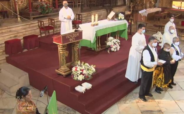 Zafra conmemoró con una misa el día de su Patrona, Santa Brígida