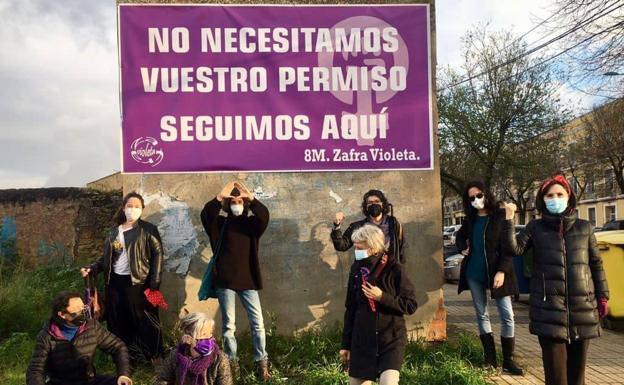 Zafra Violeta hace un llamamiento para dar visibilidad a su lucha por los derechos de todas las mujeres este 8M