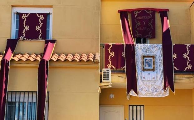 La Junta Local de Hermandades anima a los vecinos a decorar sus balcones y ventanas para la Semana Santa