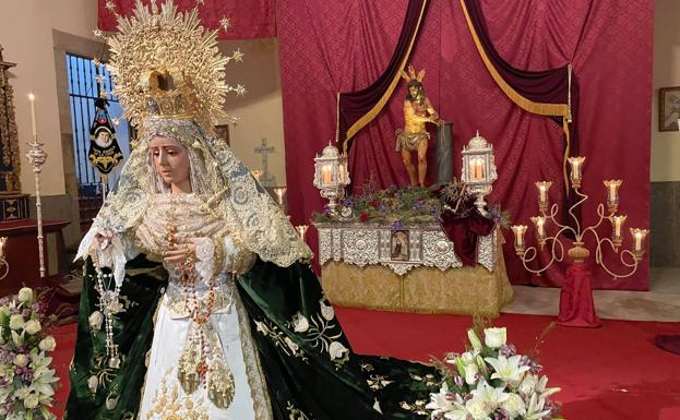 Las hermandades y cofradías acercan esta Semana Santa sus imágenes a los fieles