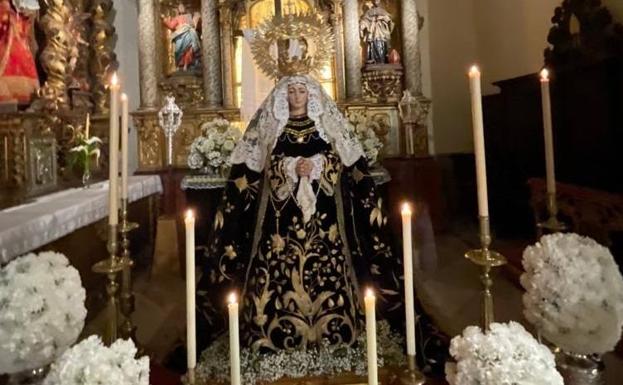Nuestra Señora de los Dolores, 'La Soledad', es venerada este Viernes Santo en La Candelaria