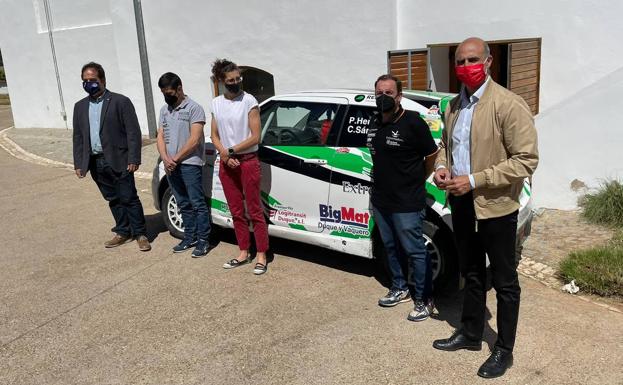 Zafra coge la presentación del equipo Extremadura Rallye Team para la temporada 2021