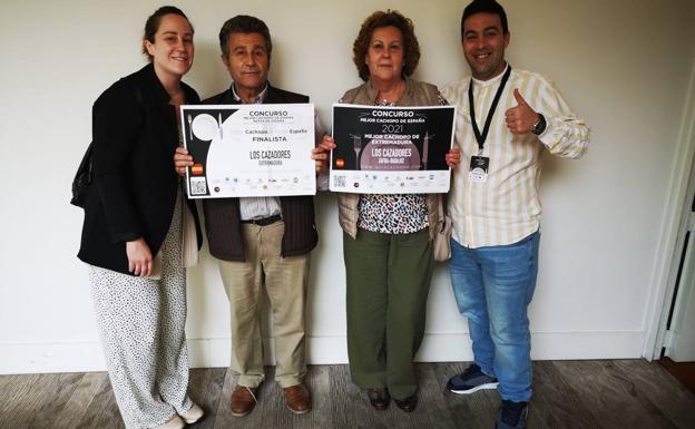 El cachopo del restaurante Los Cazadores finalista en un concurso nacional y premiado como el 'Mejor de Extremadura'