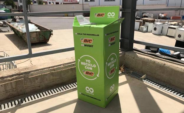 En el punto limpio de Zafra ya se pueden reciclar las maquinillas de afeitar