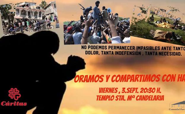 Hoy viernes encuentro de oración en La Candelaria por Haiti
