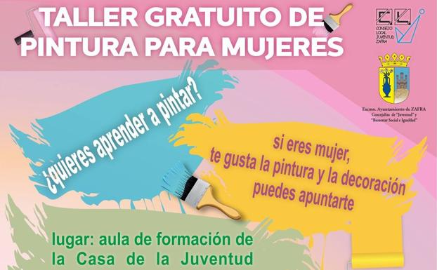 Las mujeres interesadas en la pintura y la decoración podrán participar en un curso gratuito