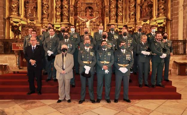 La Guardia Civil conmemoró el día de su Patrona con una misa en La Candelaria