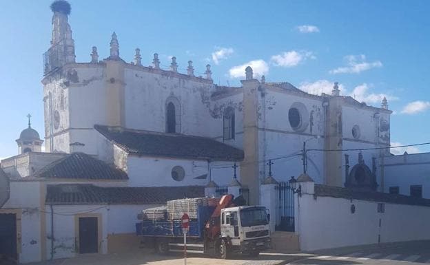Comienzan las obras de la segunda fase de la restauración de la Iglesia del cristo del Rosario