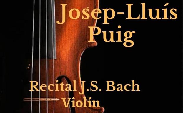 Juventudes Musicales ofrece hoy sábado un recital de violín a cargo de Josep-Lluis Puig