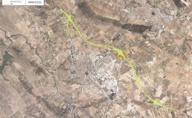 Se inicia el trámite de expropiación para la construcción de la 'Variante de Zafra'
