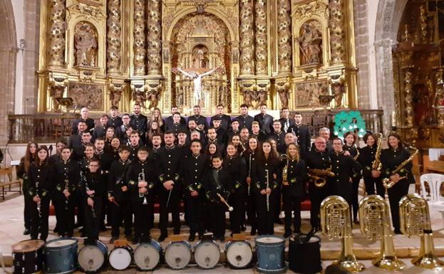 La Banda Municipal de Música de Zafra lleno la Candelaria durante su Concierto Sacro
