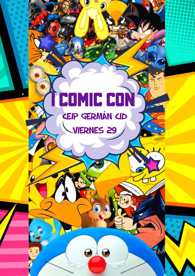 El colegio Germán Cid celebrará este viernes su primer Salón del Cómic