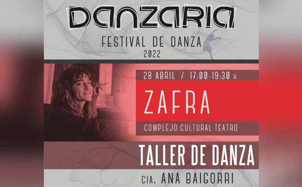 Este jueves por la tarde se impartirá un taller de danza gratuito para todas las edades en Teatro de Zafra
