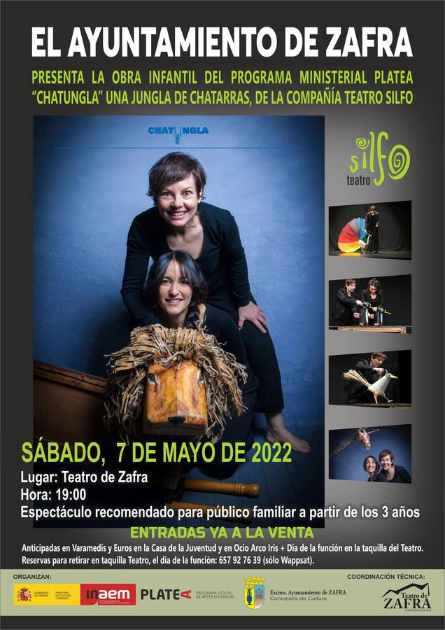 El teatro de títeres 'Chatungla, una jungla de chatarras' llega al Teatro de Zafra el próximo sábado