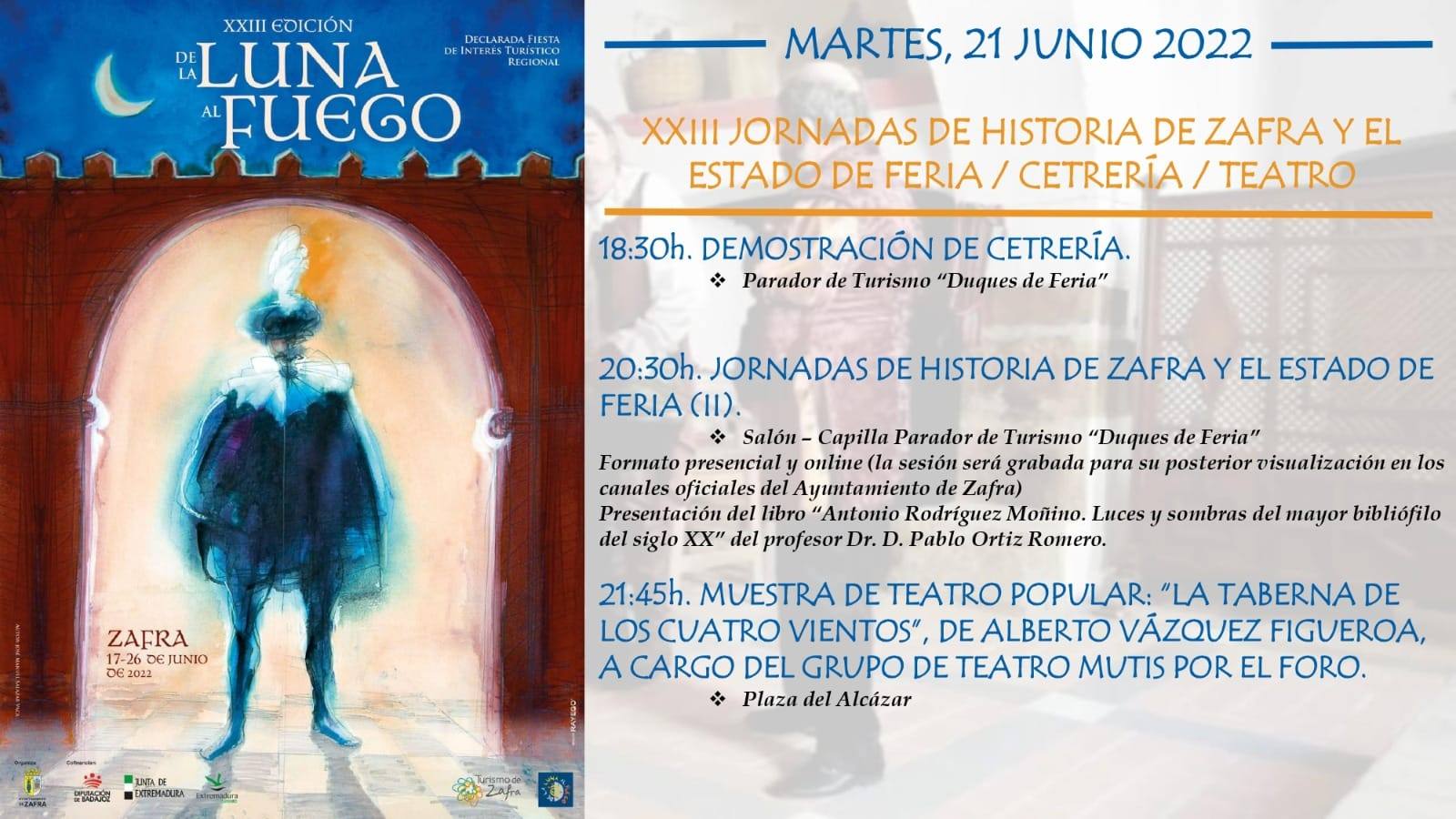 Este martes continúa la festividad De la Lun al Fuego con cetrería, más historia y teatro