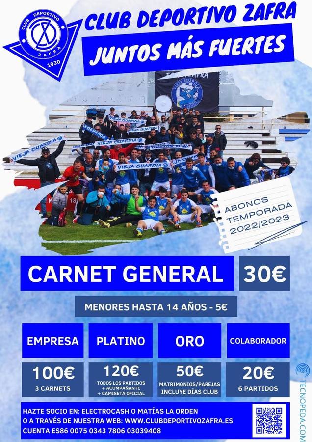 El CD Zafra lanza su campaña de captación de socios con variados tipos de abonos