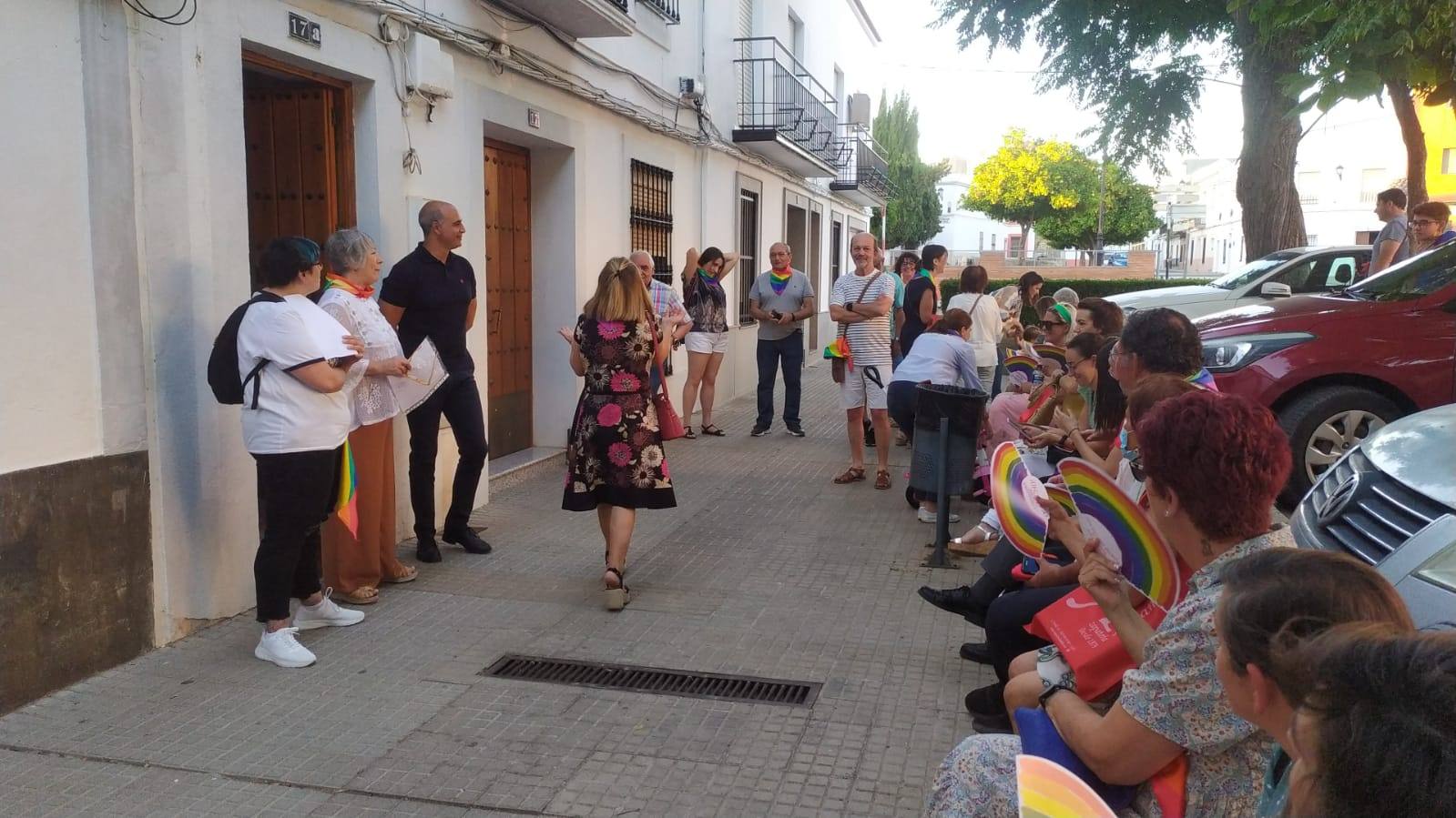 El PSOE de Zafra celebró el día del orgullo LGTBI