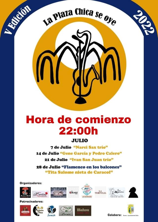 La Plaza Chica vuelve a hacerse oír todos los jueves del mes de julio