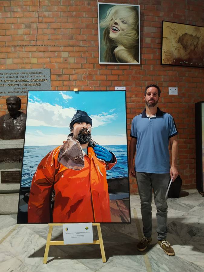 Gonzalo Rodríguez gana el XXI Certamen de Pintura FIG con su obre 'Pescador Islandés'