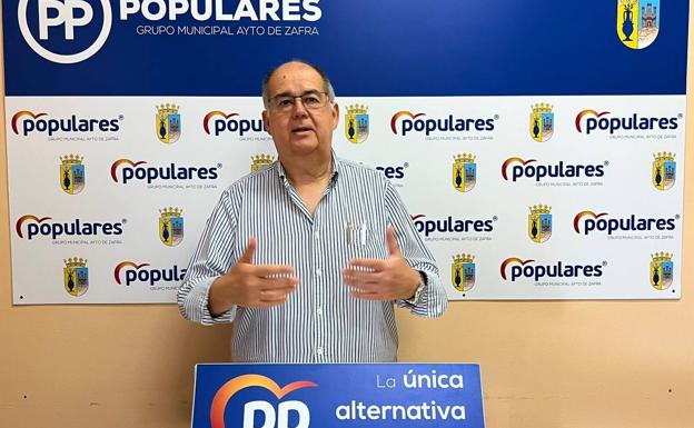 Juan Carlos Fernández, portavoz del grupo municipal del PP de Zafra 