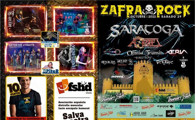 El Festival Zafra Rock congregará a 12 bandas este sábado en la Caseta Municipal