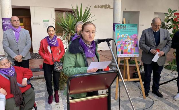 Celebrado el acto institucional en el Ayuntamiento por el 25N