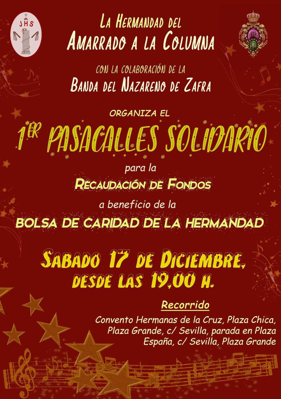 La Hermandad del Amarrado a la Columna celebra este sábado su primer pasacalles solidario