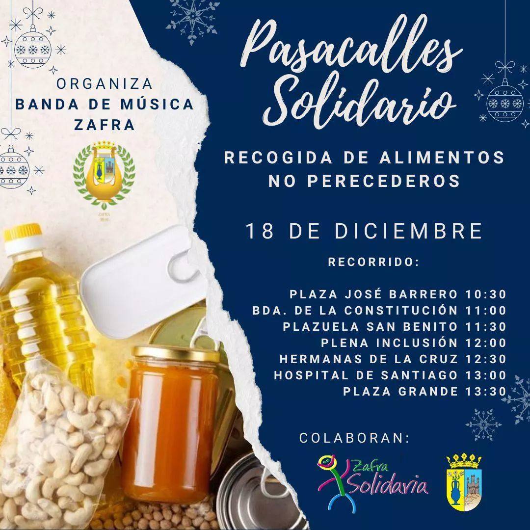 La Banda Municipal de Música hará su pasacalles solidario de recogida de alimentos
