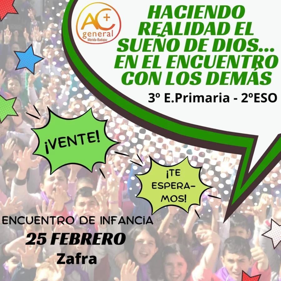 Zafra se prepara para acoger el Encuentro de Infancia el 25 de febrero de las parroquias de la Diócesis