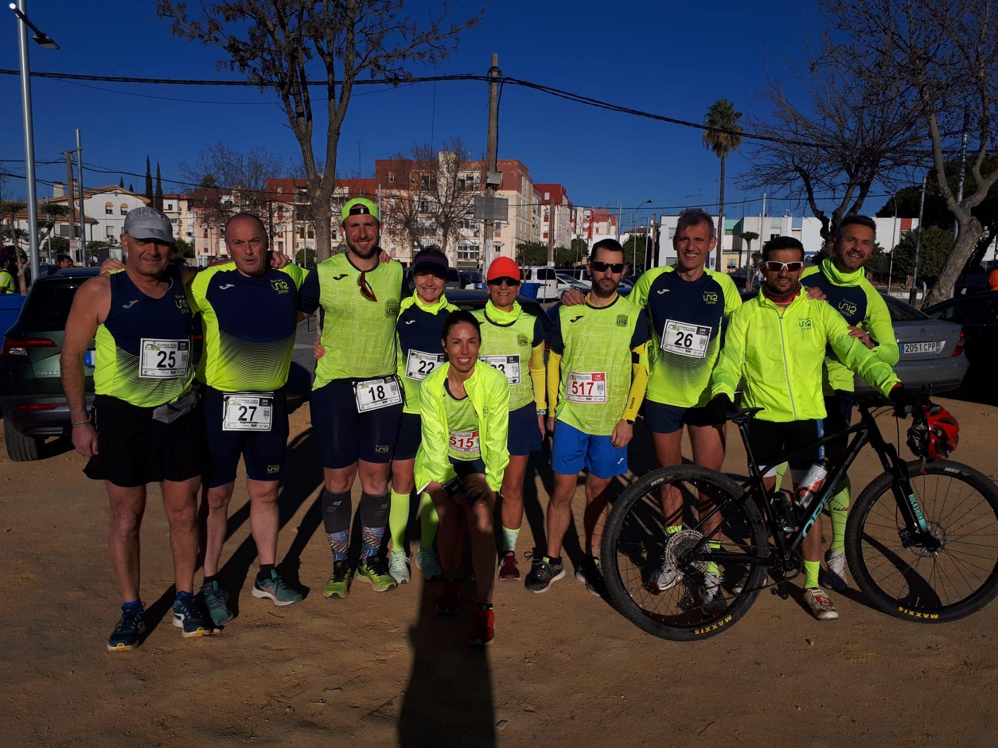 Los Runners Uni2 presentes en el XI Gran Fondo del Guadiamar y la VIII Subida al Convento de La Lapa