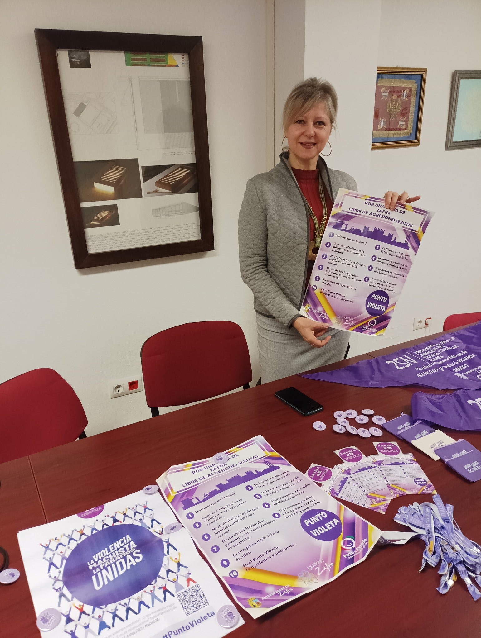 El ayuntamiento instalará un Punto Violeta en la Plaza Grande durante el Carnaval