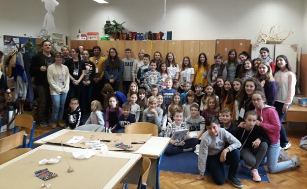 Un proyecto Erasmus+ trae a Zalamea a alumnos de cinco países de Europa