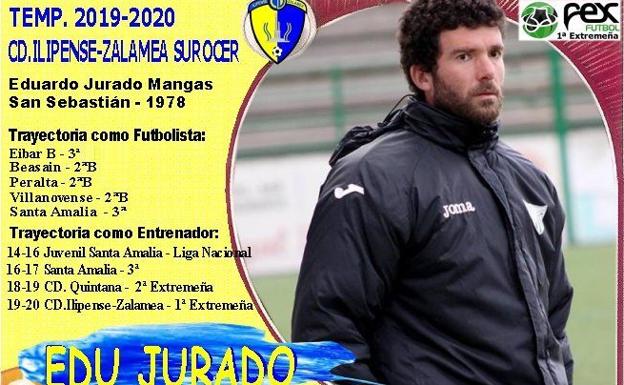 Edu Jurado, nuevo entrenador del CD Ilipense