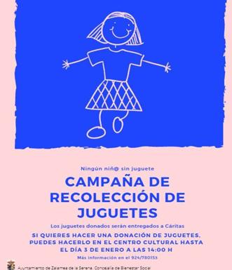 La campaña 'Ningún niñ@ sin juguetes' recoge juguetes para donarlos a Cáritas