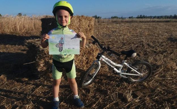 El pequeño ilipense Jorge Martínez gana el primer premio del concurso de dibujo 'Eres mi Espejo'