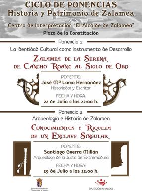 Zalamea acoge un ciclo de ponencias sobre la Historia y Patrimonio de la localidad