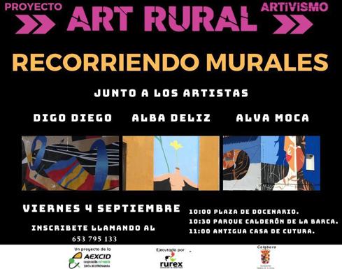 El proyecto 'Art Rural' presenta los trabajos de los tres artistas de la residencia