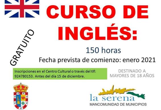 El Centro Cultural abre el plazo de matrícula para el curso de inglés