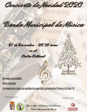 La Banda Municipal de Música celebrará su tradicional concierto de Navidad