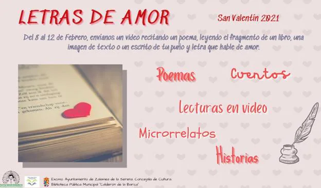 La biblioteca municipal 'Calderón de la Barca' se une al proyecto 'Bibliotecas Vivas' para celebrar San Valentín