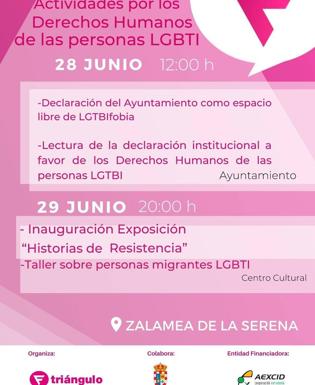 Zalamea de la Serena celebra el Día del Orgullo con diversos actos presenciales