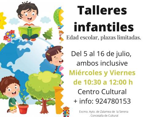 Abierto el plazo de inscripción para los talleres infantiles de verano
