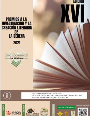Convocada la XVI Edición de los Premios a la Investigación y Creación Literaria de La Serena