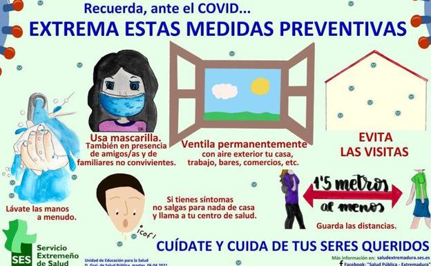 Dos nuevos casos y dos altas médicas mantienen en 16 los casos activos de coronavirus en Zalamea de la Serena