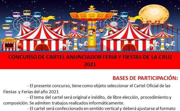 Convocado el concurso de 'Cartel anunciador Feria y Fiestas de la Cruz 2021'