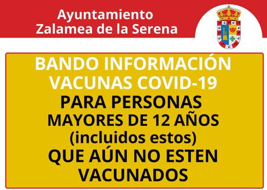 Los mayores de 12 años que no hayan recibido la vacuna contra el Covid-19 deben pedir cita en el Centro de Salud